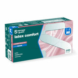 Semperguard® Einmalhandschuhe, Latex comfort 1 Packung = 100 Stück, Größe M (7-8)