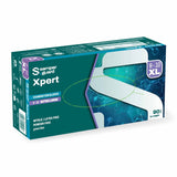 Semperguard® XPERT Nitrilhandschuhe, puderfrei, grün/blau XL (9-10) – 1 Packung (90 Stück)