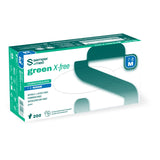 Sempermed® green X-free Nitrilhandschuhe, puderfrei, grün M (7-8) – 1 Packung (200 Stück)