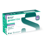 Sempermed® green X-free Nitrilhandschuhe, puderfrei, grün XL (9-10) – 1 Packung (180 Stück)
