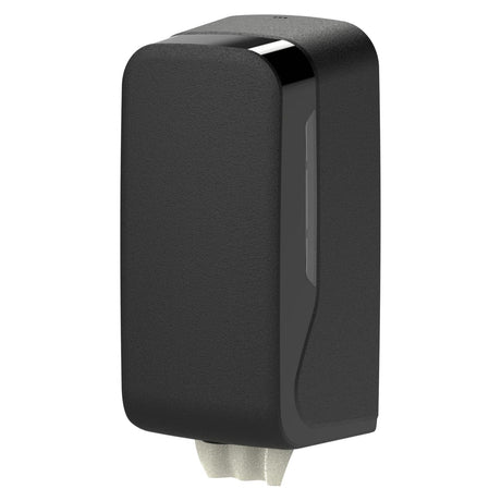 Semy Top Toilettenpapier Spender, Mini, edles Design Schwarz matt