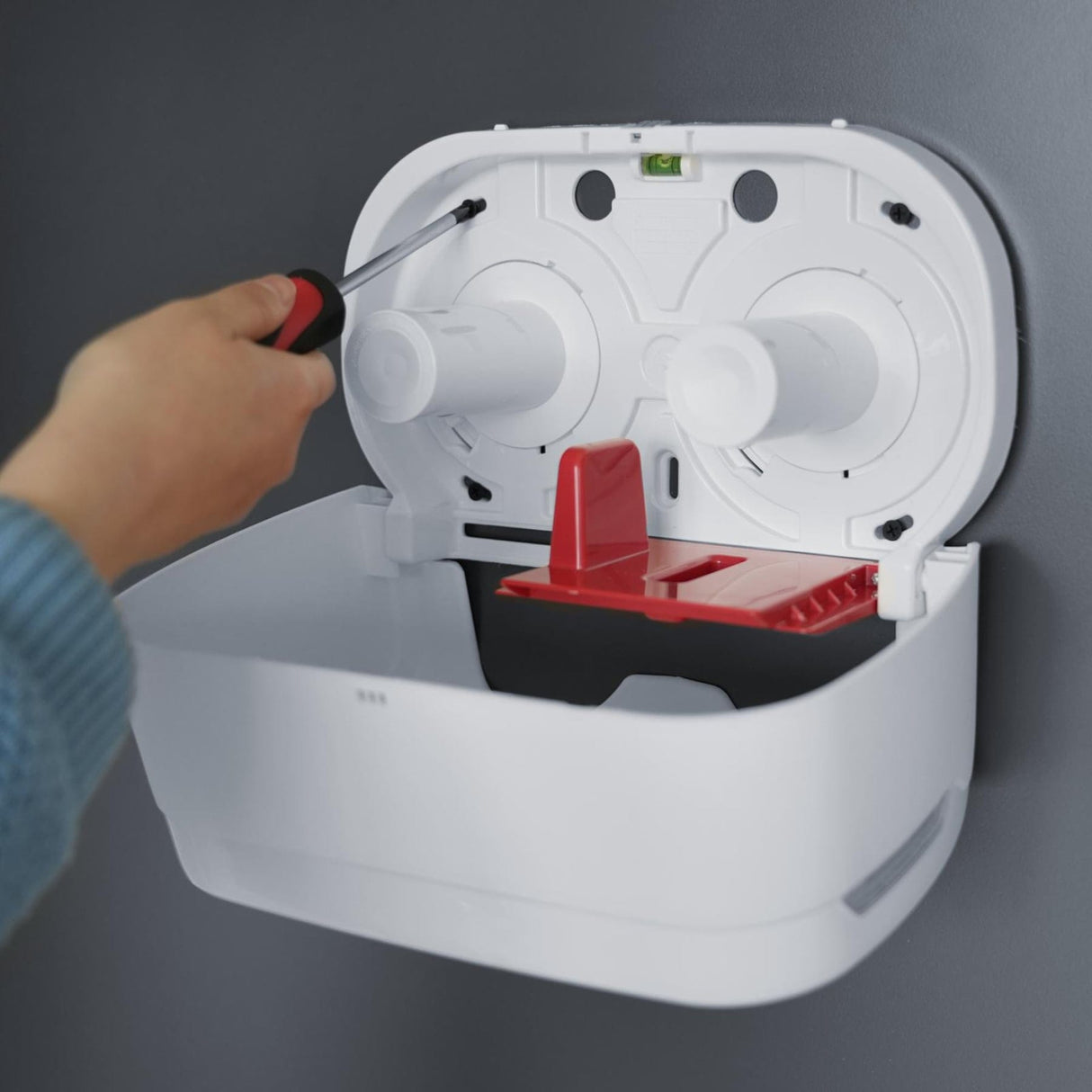 Semy Top Toilettenpapierspender für 2 Rollen, matt
