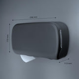 Semy Top Toilettenpapierspender für 2 Rollen, matt