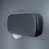 Semy Top Toilettenpapierspender für 2 Rollen, matt