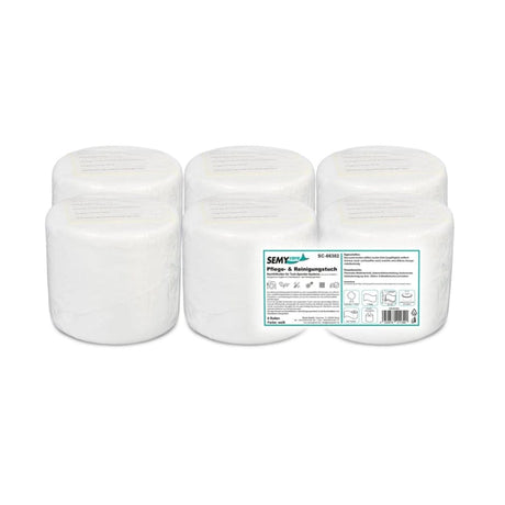 SemyCare Reinigungstücher, 24 x 23 cm, weiß, 1-lagig