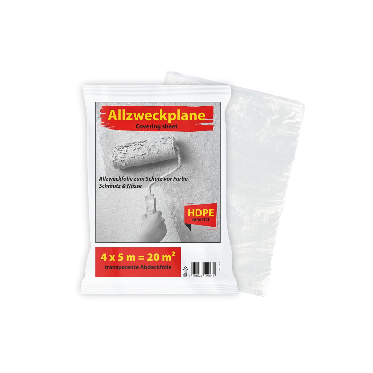 Semytop Allzweckplane, transparent, 4 x 5 Meter