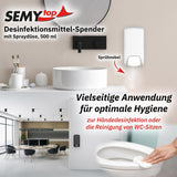 Semytop Desinfektionsmittelspender, weiß matt, 500 ml