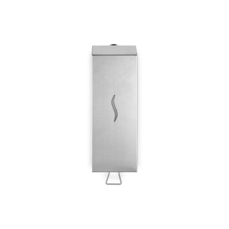 Semytop Edelstahl Seifenspender, silber, 1 Liter