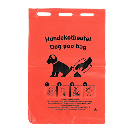 Semytop Hundekotbeutel, 205 x 300 + 30 mm, rot