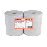 Semytop Jumbo Toilettenpapier, 2-lagig, Ø 25 cm