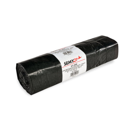 Semytop Müllbeutel mit Zugband, Typ 70, 60 Liter, schwarz 10 Stück