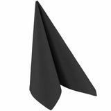 Servietten, 33 x 33 cm, 1/4 Falzung, 3-lagig 250 Stück Schwarz