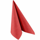 Servietten, 33 x 33 cm, 1/4 Falzung, 3-lagig 4× 250 Stück Rot