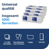 Tork Lunchservietten einlagig kompostierbar Gastrobedarf