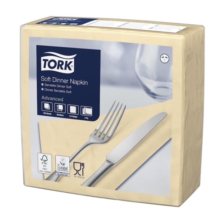 Tork Soft Dinnerservietten Zellstoff weich saugfähig Gastronomie Catering