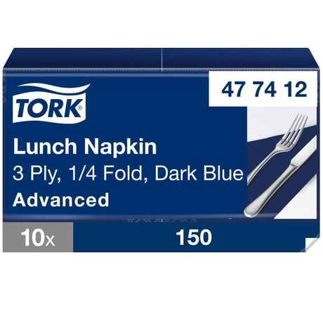 Tork Soft Lunchservietten 3-lagig 1/4 Falzung