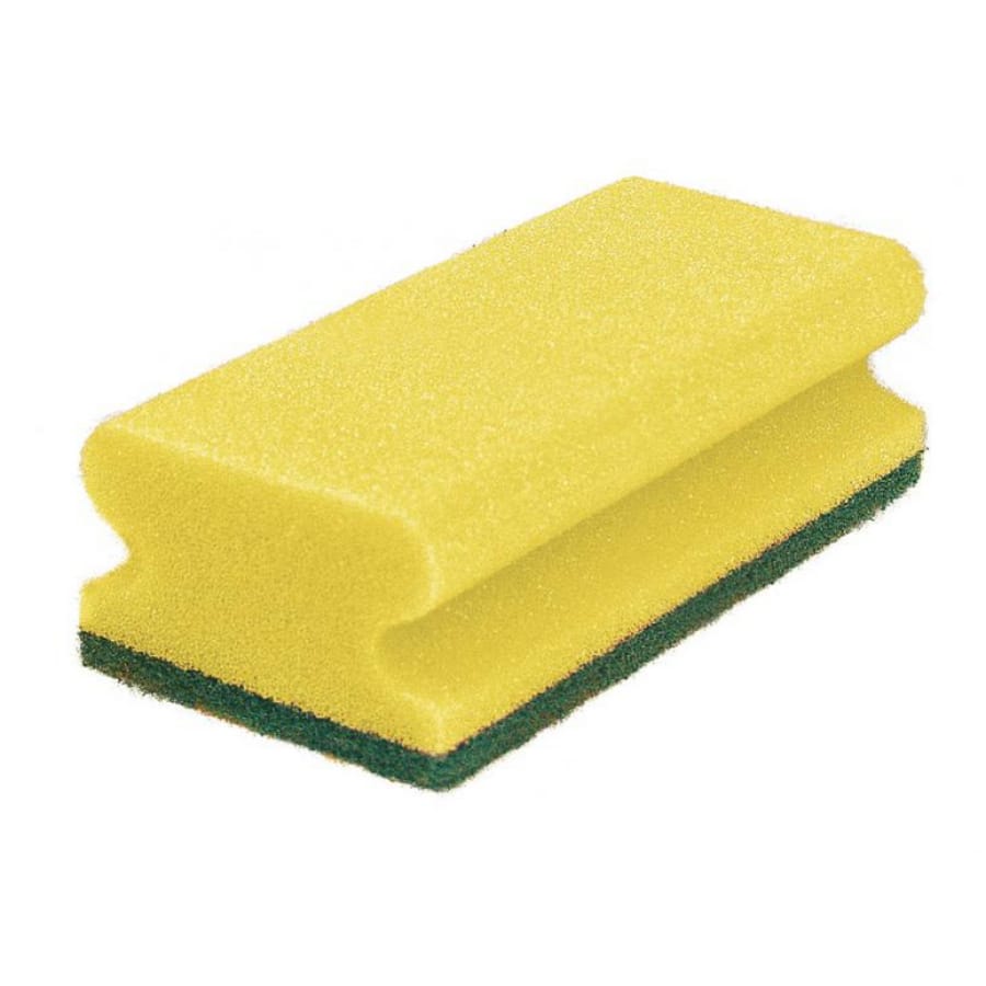 Sito Küchenschwamm Vlies, mit Griff, medium Packung 10 Schwämme, gelb/grün