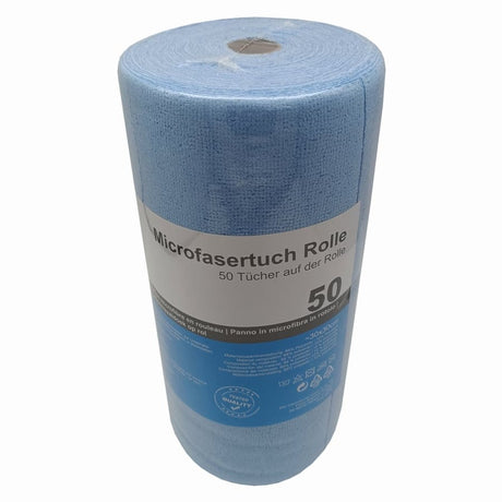 Sito Microfasertuch auf der Rolle, 200 g/m² 1 Rolle = 50 Stück, Farbe: blau