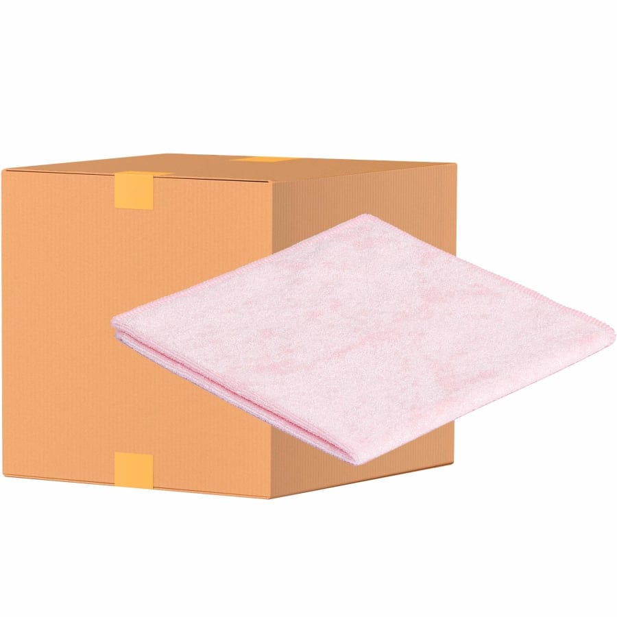 Sito Microfasertuch Economic, 260 g/m², 40 x 40 cm 1 Karton = 20 Packungen á 10 Tücher, Farbe: rosa