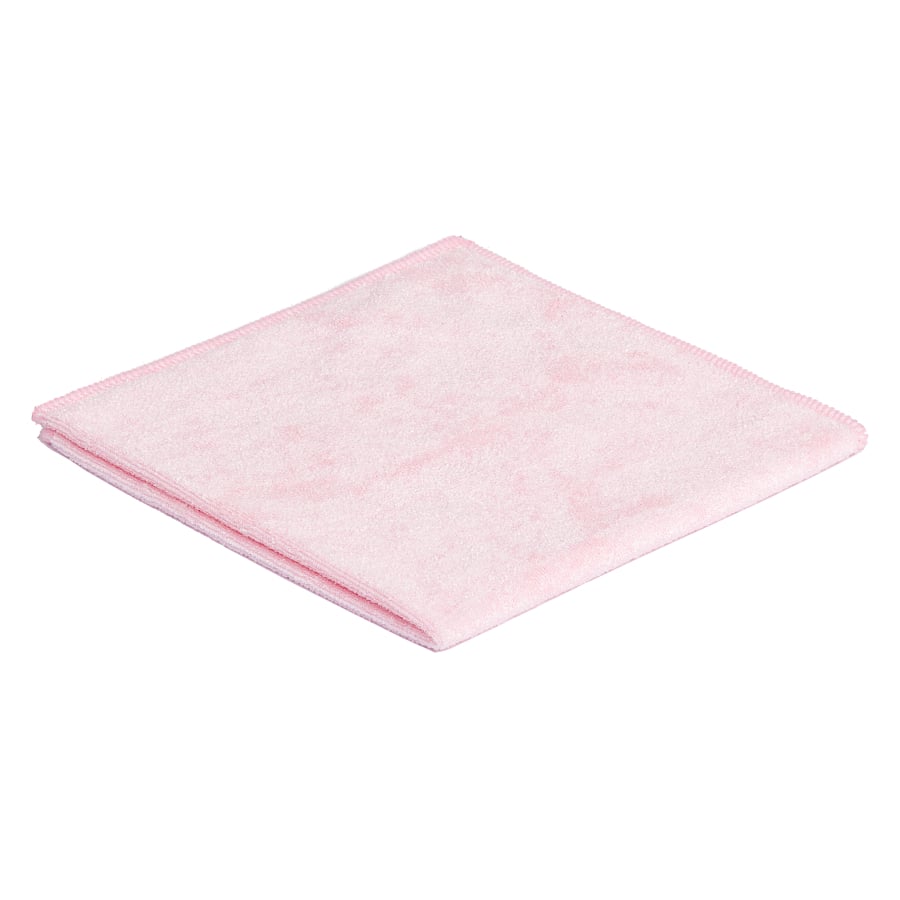 Sito Microfasertuch Economic, 260 g/m², 40 x 40 cm 1 Packung = 10 Tücher, Farbe: rosa