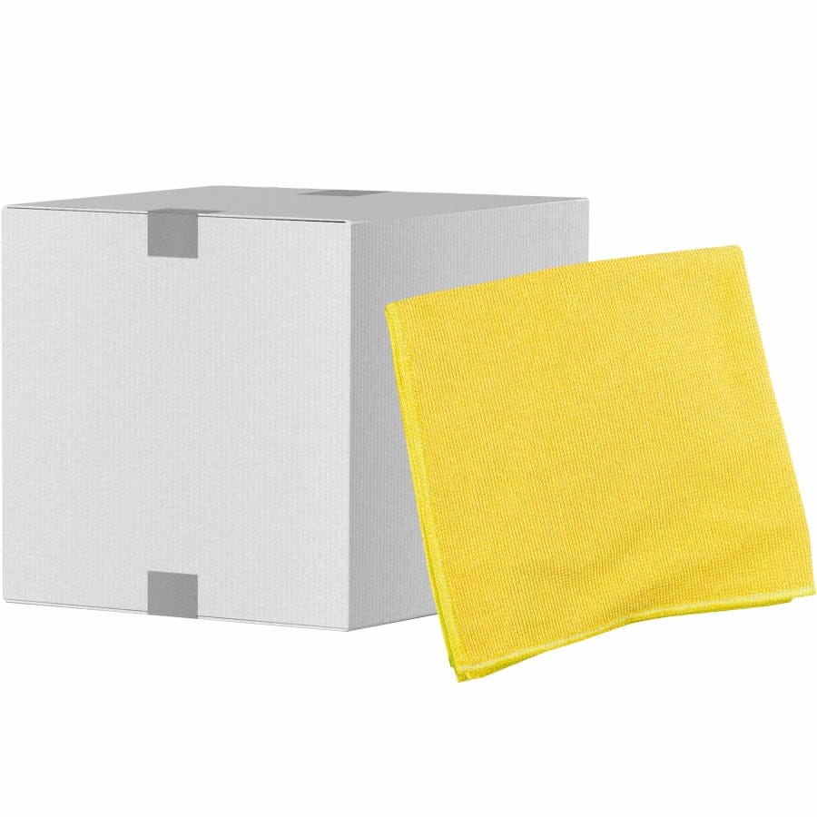 Sito Microfasertuch mit Noppen, saugstark 1 Karton = 30 Packungen á 10 Tücher, Farbe: gelb