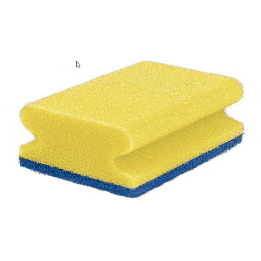 Sito Putzschwamm Vlies, nicht kratzend, 7 x 15 x 4,5 cm 1 Packung = 10 Schwämme, gelb/blau