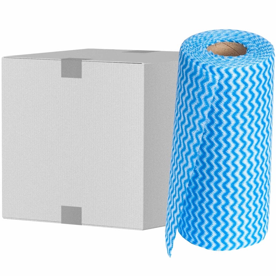Sito Putztücher Wischfix, waschbar bis 40 °C, 35 x 18 cm 1 Karton = 12 Rollen á 50 Tücher, Farbe: blau