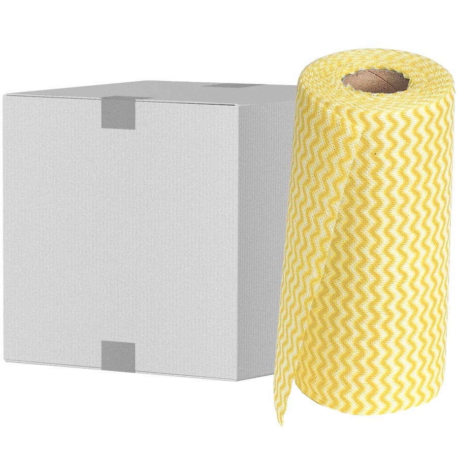 Sito Putztücher Wischfix, waschbar bis 40 °C, 35 x 18 cm 1 Karton = 12 Rollen á 50 Tücher, Farbe: gelb