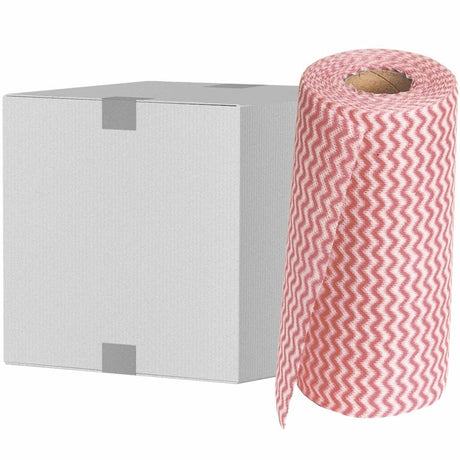Sito Putztücher Wischfix, waschbar bis 40 °C, 35 x 18 cm 1 Karton = 12 Rollen á 50 Tücher, Farbe: rot