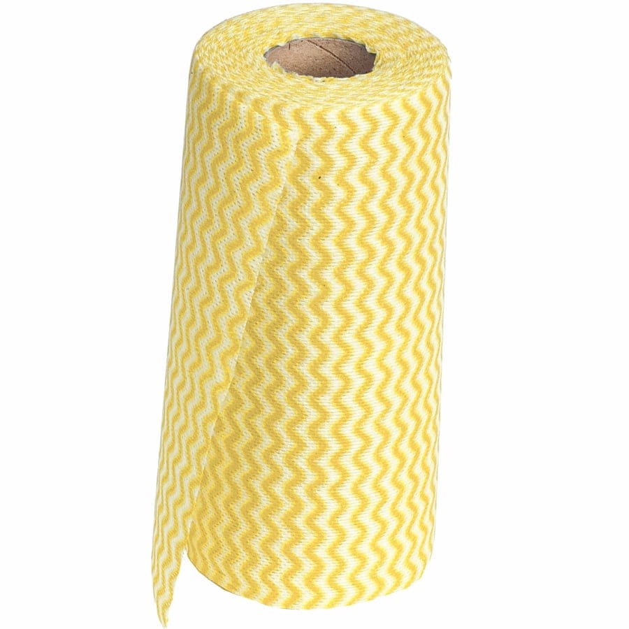 Sito Putztücher Wischfix, waschbar bis 40 °C, 35 x 18 cm 1 Rolle = 50 Tücher, Farbe: gelb