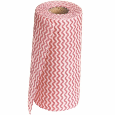Sito Putztücher Wischfix, waschbar bis 40 °C, 35 x 18 cm 1 Rolle = 50 Tücher, Farbe: rot