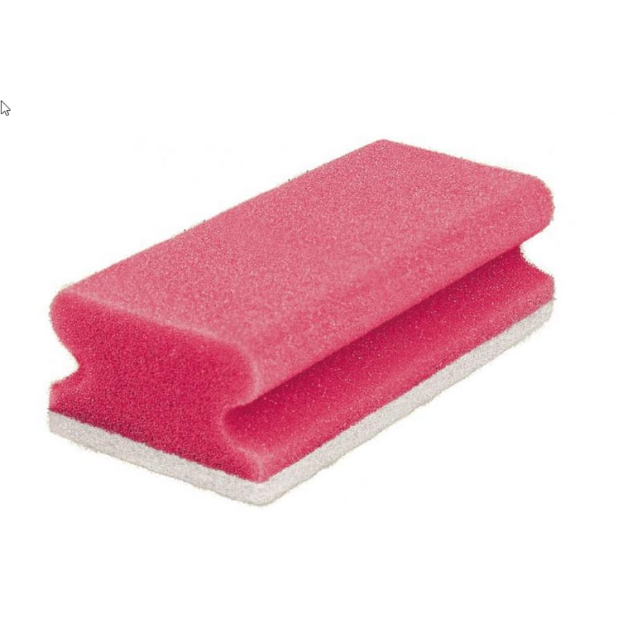Sito Spülschwamm Vlies, nicht kratzend, groß, 8,6 x 15,3 x 4,2 cm Packung 10 Schwämme, rot/weiß