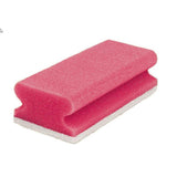 Sito Spülschwamm Vlies, nicht kratzend, groß, 8,6 x 15,3 x 4,2 cm Packung 10 Schwämme, rot/weiß