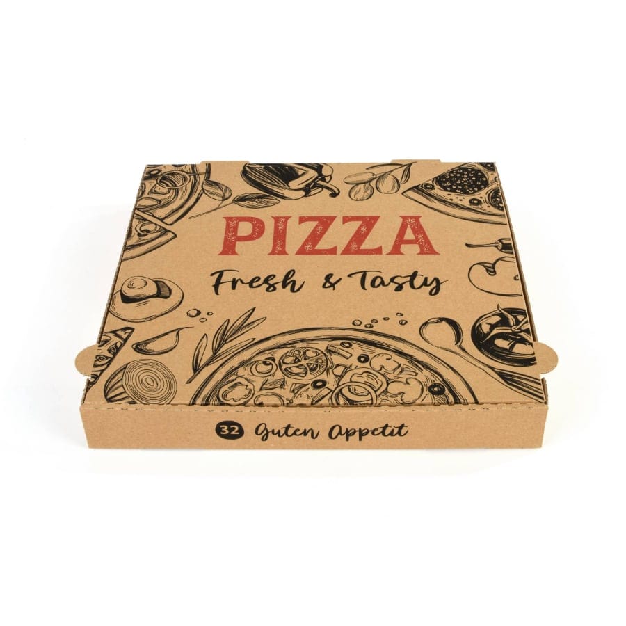 Sobsy Pizzakarton, braun Masse L X B X H 32 X 32 X