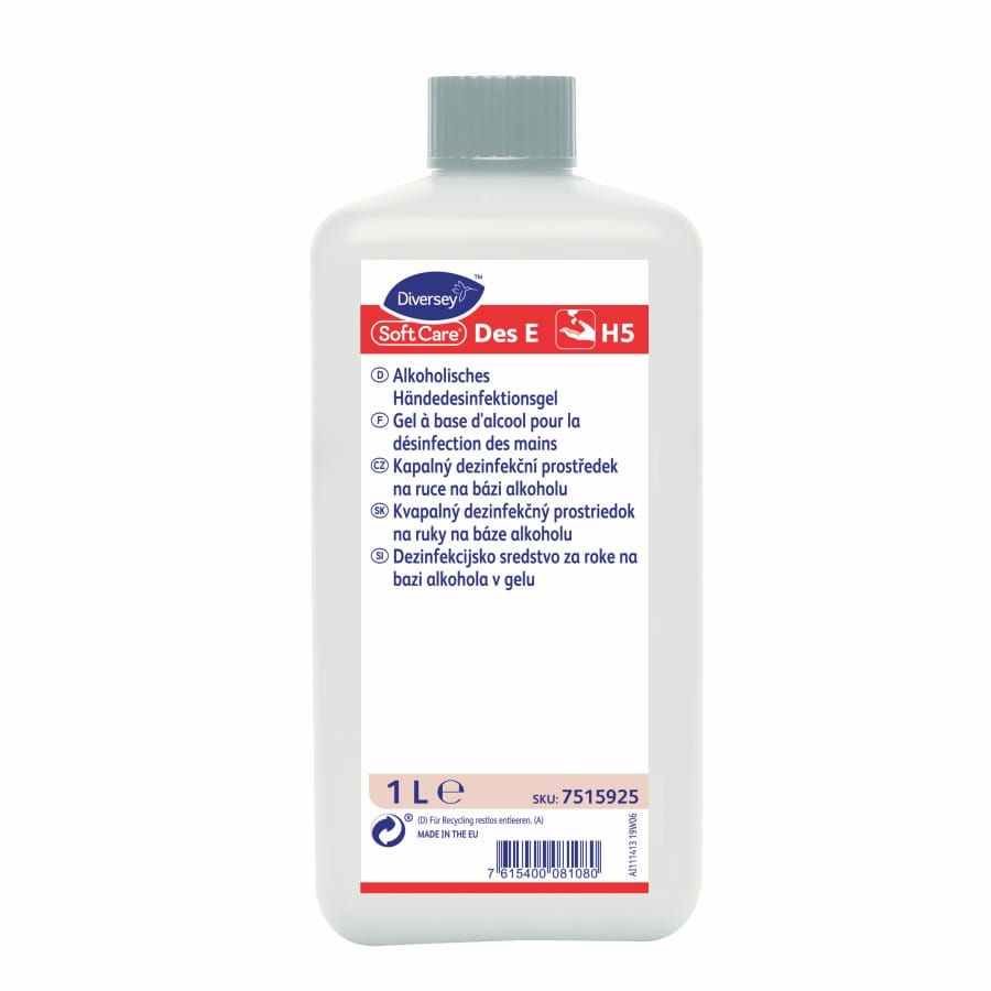 Soft Care Des E / H5 Händedesinfektionsgel 1000 ml - Flasche