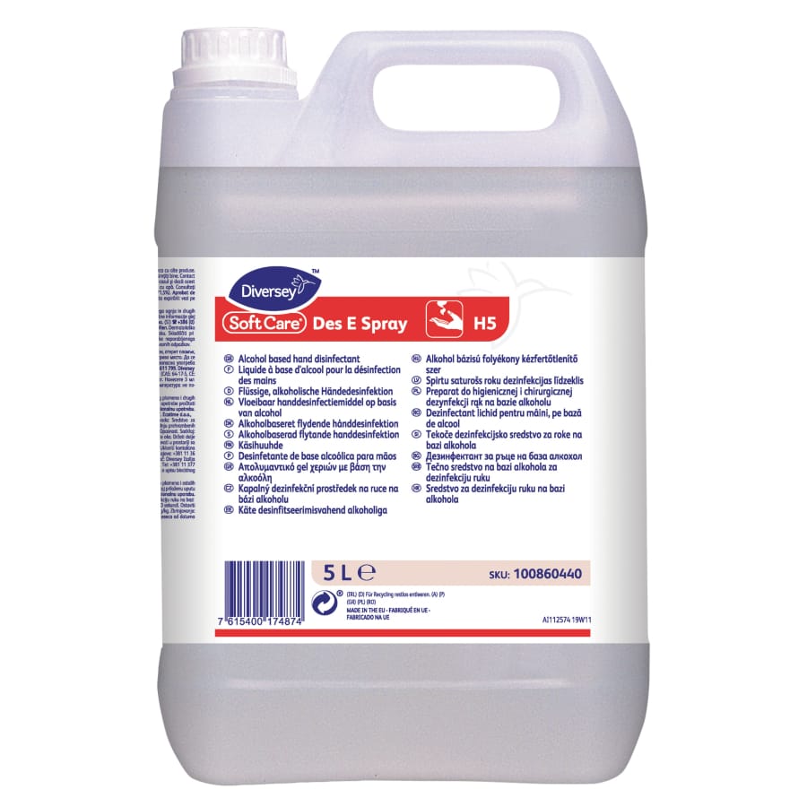 Soft Care Des E Spray Händedesinfektion 5 Liter - Kanister