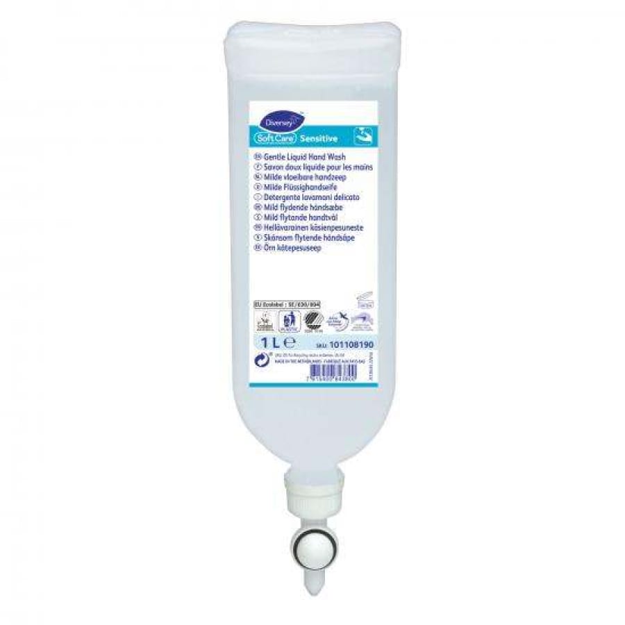 Soft Care Sensitive Flüssighandseife, mild 1 Liter Kartusche