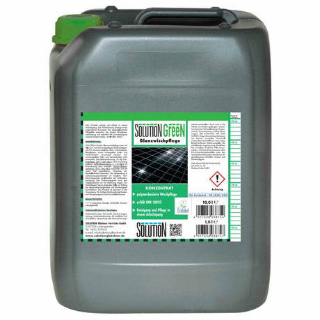 Solution GreeN Glanzwischpflege Konzentrat 10 Liter Kanister