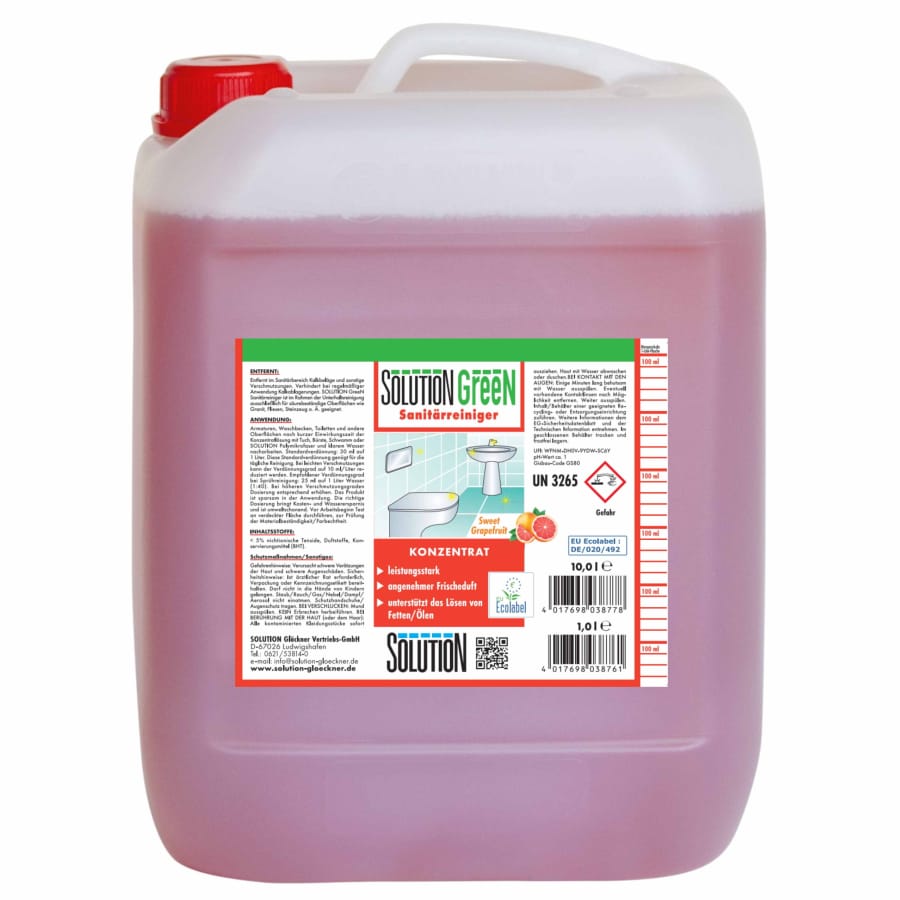 Solution GreeN Sanitärreiniger Konzentrat 10 Liter Kanister