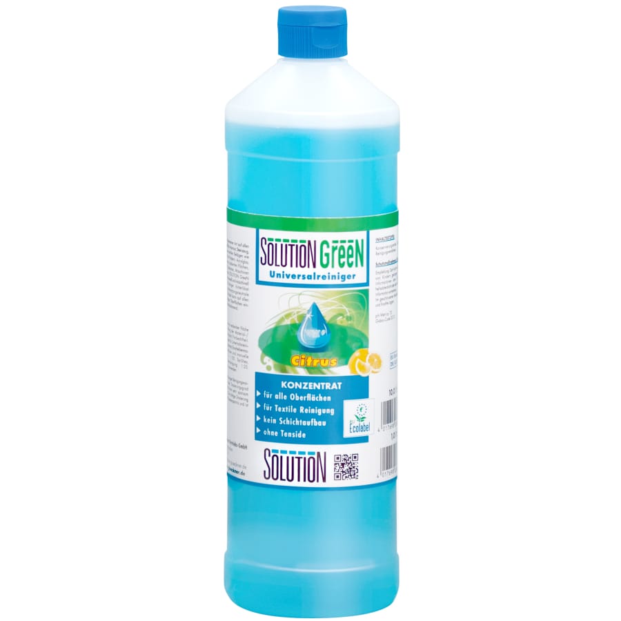 Solution GreeN Universalreiniger Citrus, Konzentrat 1 Liter - Flasche