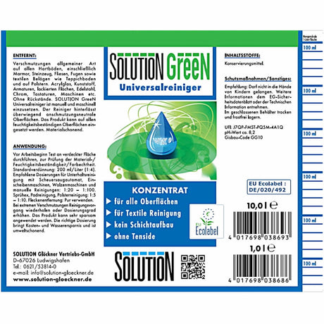 Solution GreeN Universalreiniger, Konzentrat