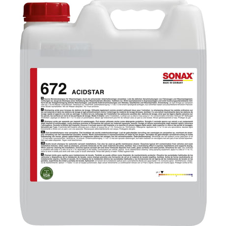 SONAX ACIDSTAR Bürstenshampoo 10 Liter Kanister