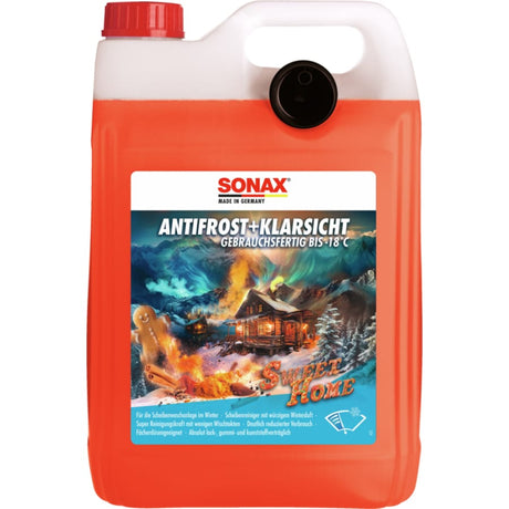 SONAX Antifrost & Klarsicht, Frostschutz bis –18 °C, Sweet Home 5 Liter Kanister