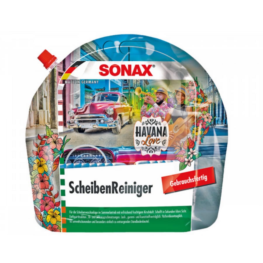 SONAX Havana Love Scheibenreiniger, gebrauchsfertig 3 Liter Beutel