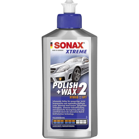 SONAX Lack-Politur XTREME Polish + Wax 2 Hybrid NPT 250 ml Flasche
