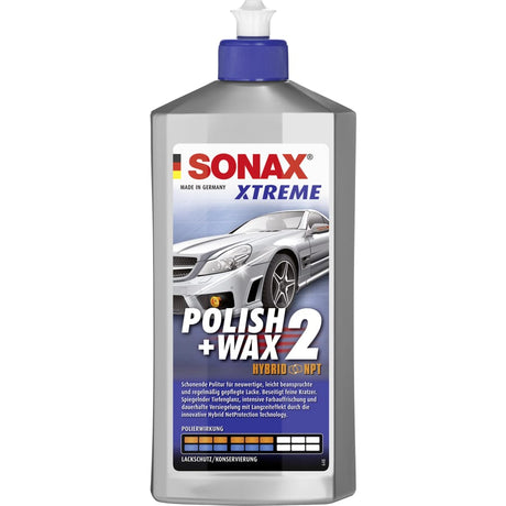 SONAX Lack-Politur XTREME Polish + Wax 2 Hybrid NPT 500 ml Flasche