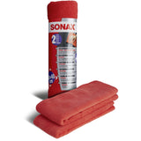 SONAX Microfasertuch Außen, Lackpflege 1 Packung = 2 Tücher