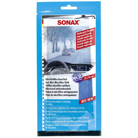 SONAX Microfasertuch Klarsicht, 25 x 40 cm – 1 Tuch