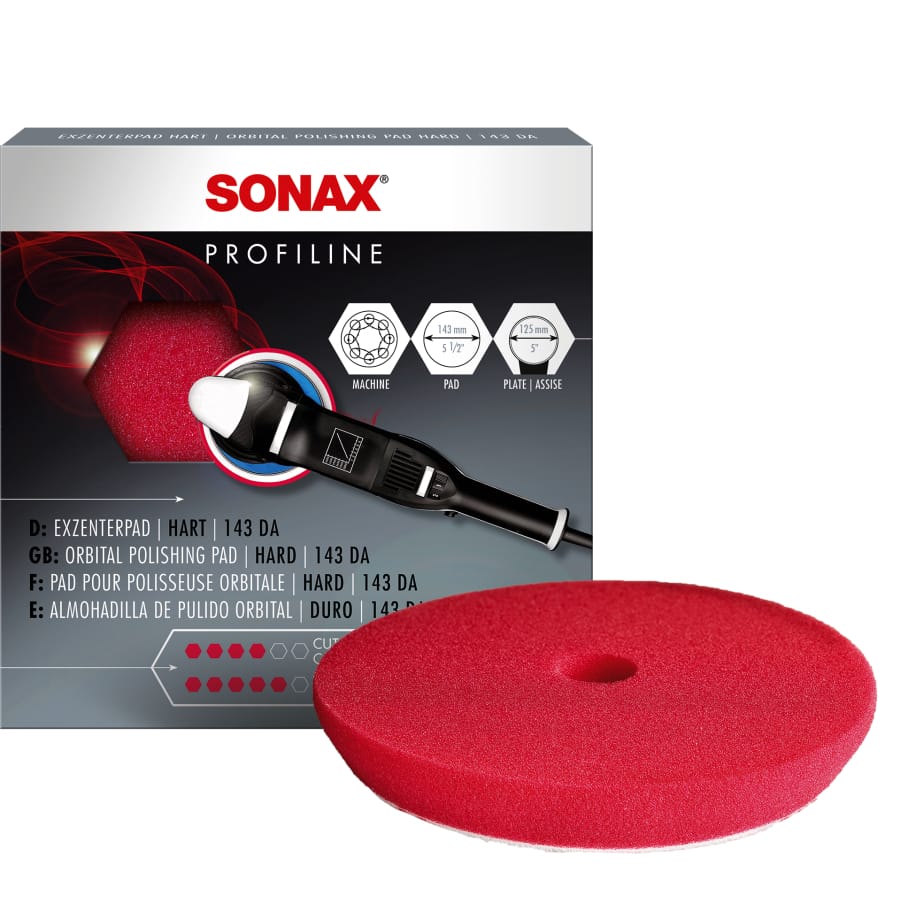 SONAX Polierschwamm hart 143 mm