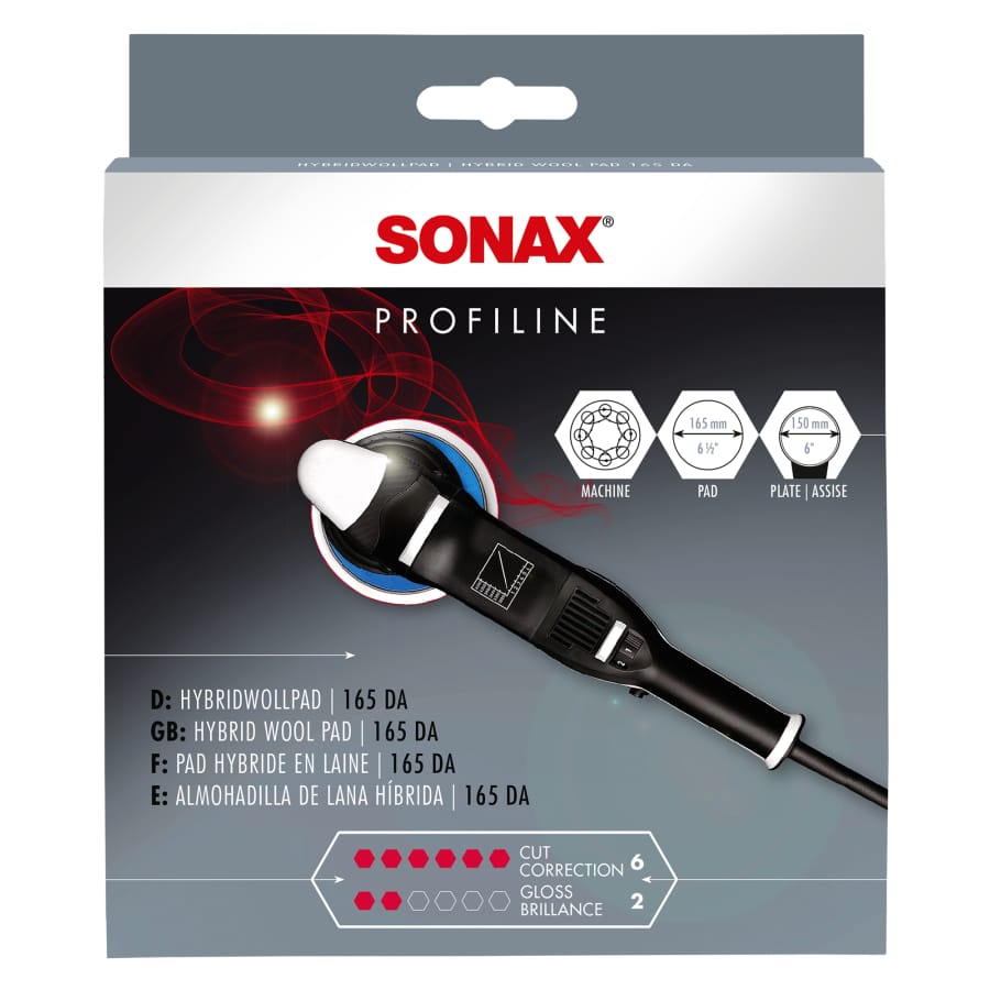 SONAX PROFILINE 165 DA Hybridwollpad – 1 Stück